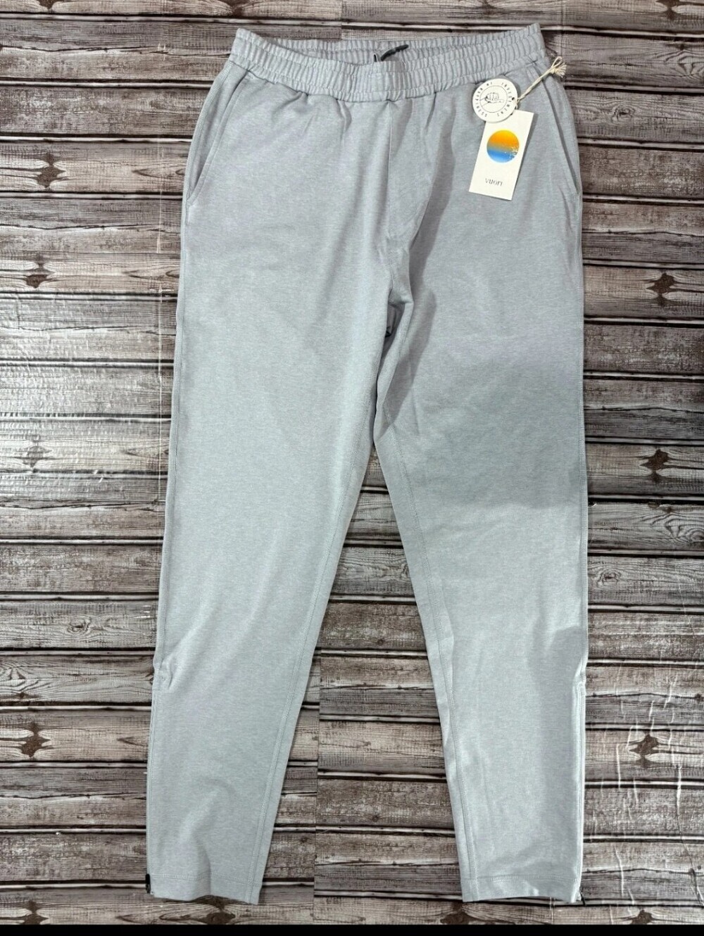 VUORI Men's Sunday Performance Track Pant  Sz XL Platinum Heather